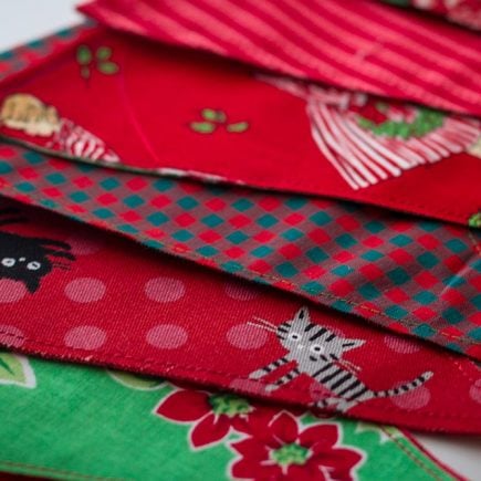 Christmas bunting flags