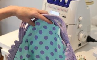 lining the rope bag