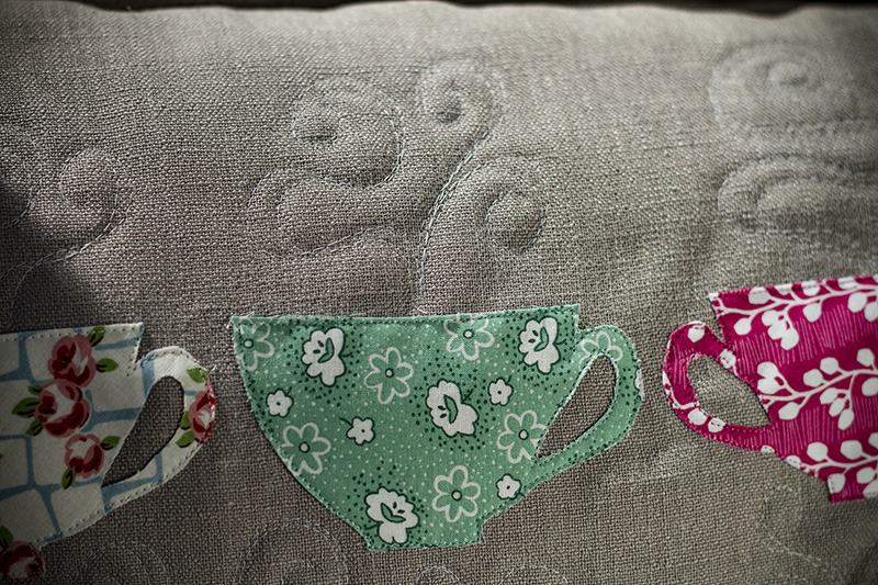 Mom Tea Cup Applique Design Pattern